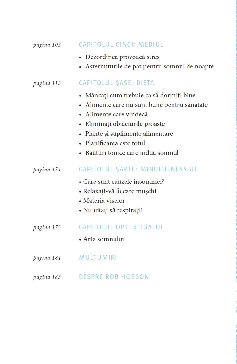 Carte Arta somnului bun autor Rob Hobson editura Niculescu
