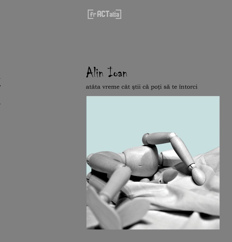 Carte Atata vreme cat stii ca poti sa te intorci autor Alin Ioan editura frACTalia