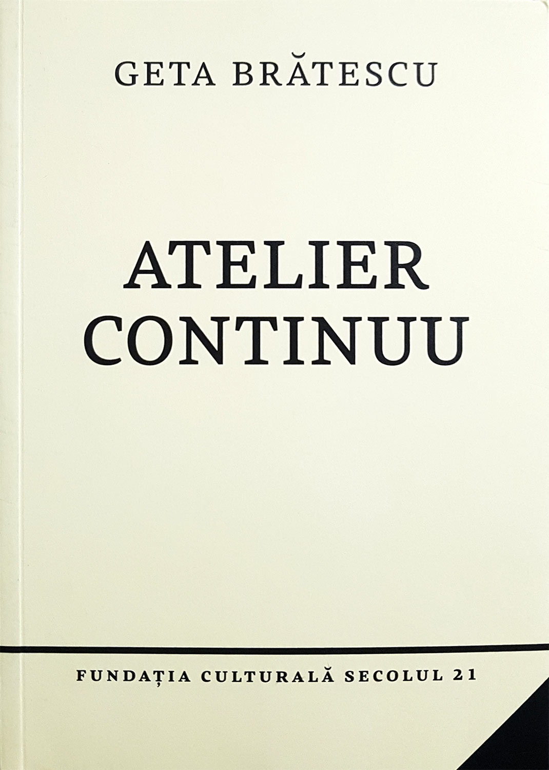 Carte Atelier Continuu autor Geta Bratescu editura Fundatia Culturala Secolul 21