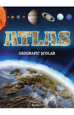 Carte Atlas geografic scolar editura -