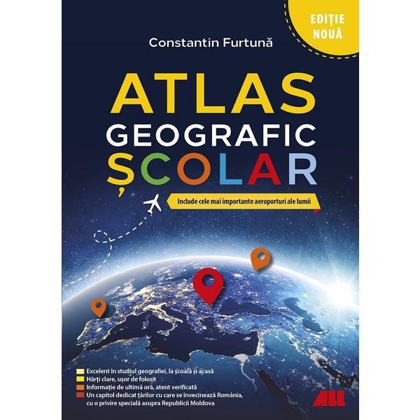 Carte Atlas geografic scolar - Constantin Furtuna