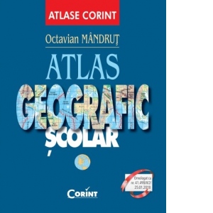 Carte Atlas geografic scolar (coperta albastra)