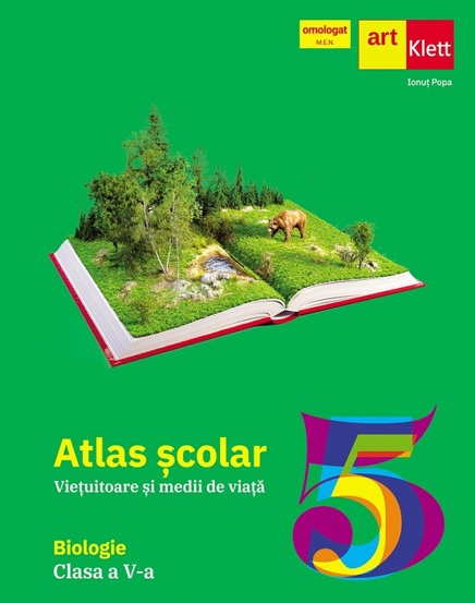 Carte Atlas scolar. Biologie - Clasa 5 - Vietuitoare si medii de viata editura ART KLETT