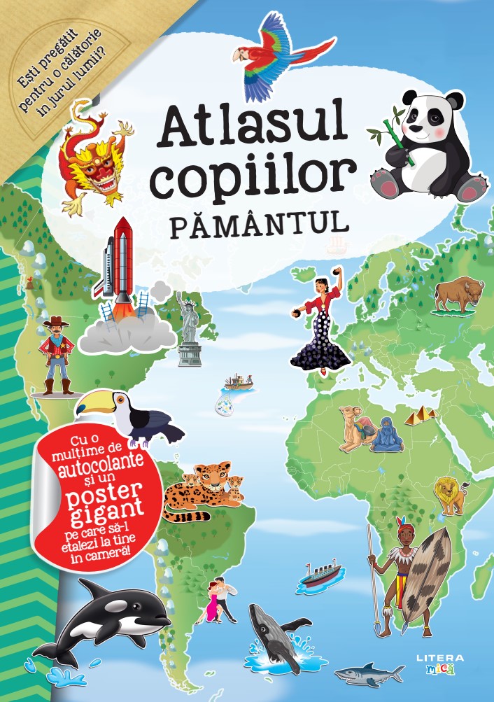 Carte Atlasul copiilor. Pamantul editura Litera