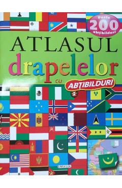 Carte Atlasul drapelelor cu abtibilduri editura -