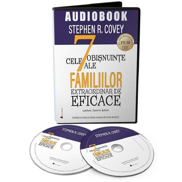 Carte Audiobook. Cele 7 obisnuinte ale familiilor extraordinar de eficace - Stephen T. Covey