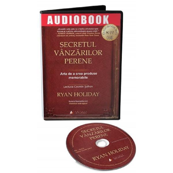 Carte Audiobook. Secretul vanzarilor perene - Ryan Holiday