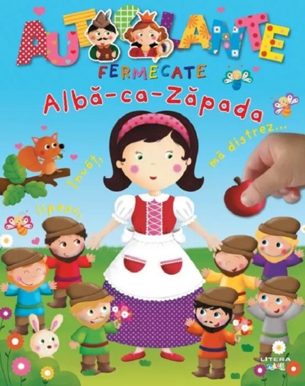Carte Autocolante fermecate. Alba ca Zapada editura Litera