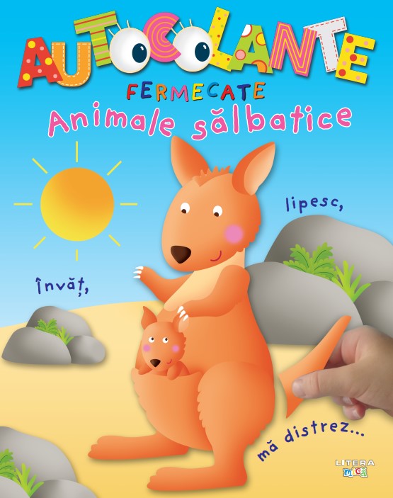 Carte Autocolante fermecate. Animale salbatice editura Litera