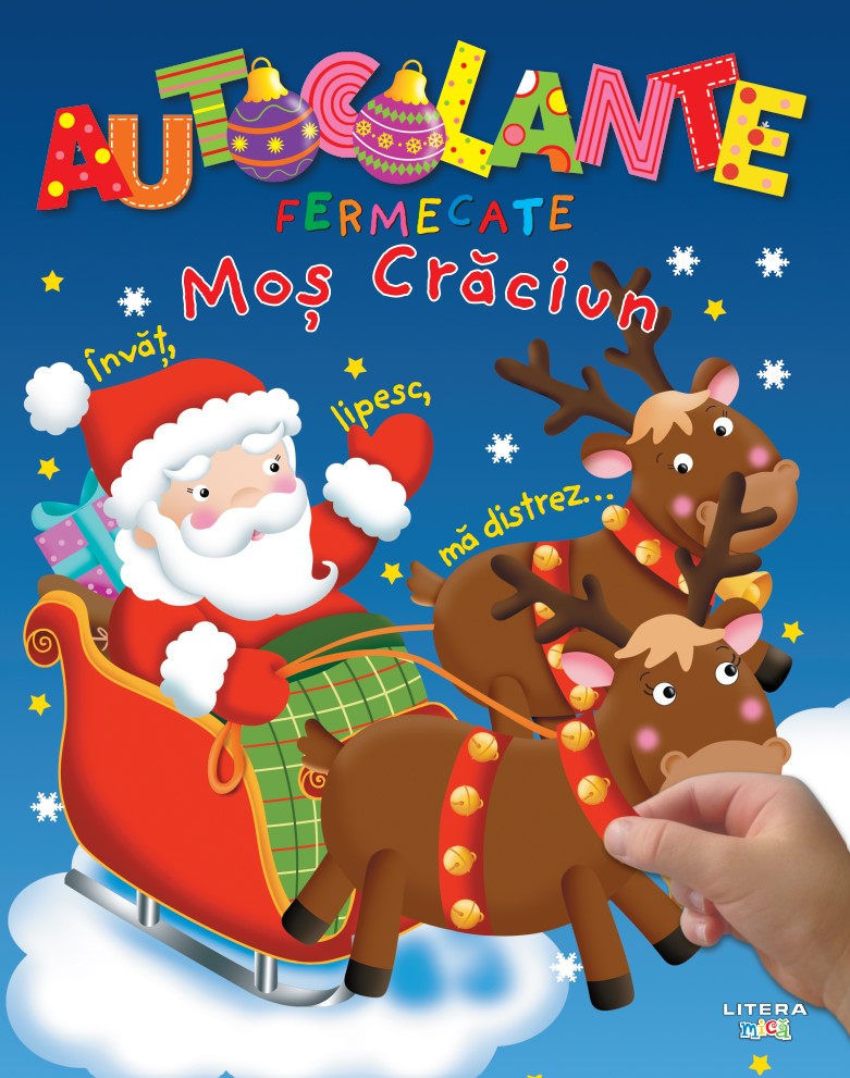 Carte Autocolante fermecate. Mos Craciun editura Litera