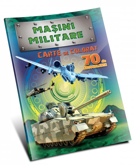 Carte Autocolante. Masini militare   editura Dorinta