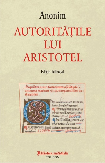 Carte Autoritatile lui Aristotel editura Polirom
