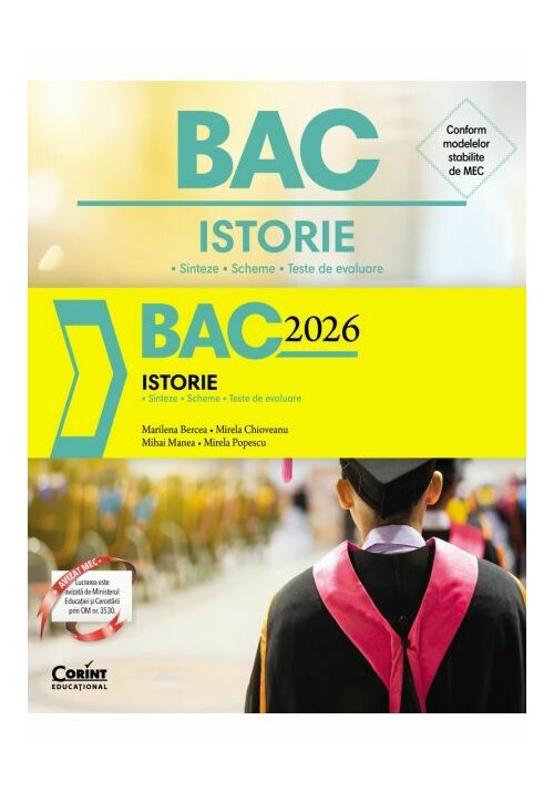 Carte Bacalaureat 2026 - Istorie editura Corint