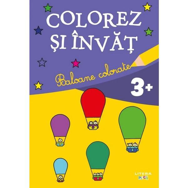 Carte Baloane Colorate. Colorez si Invat