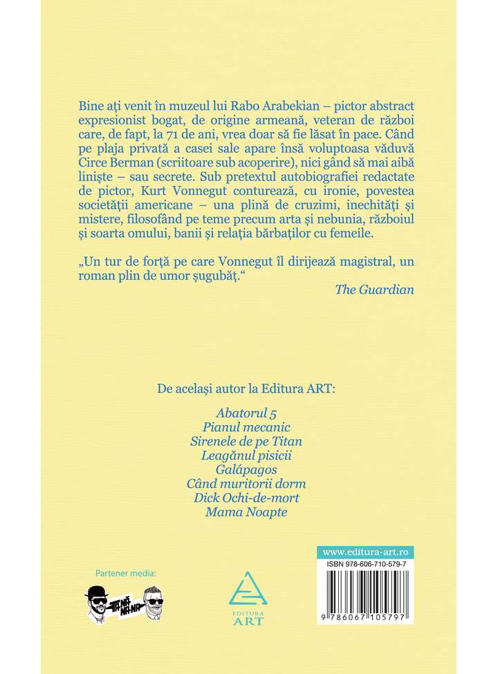 Carte Barba Albastra autor Kurt Vonnegut editura Art