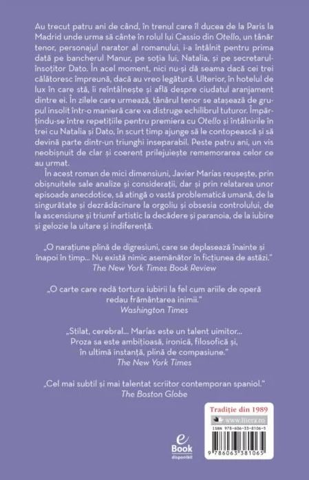 Carte Barbatul sentimental autor Javier Marías editura Litera