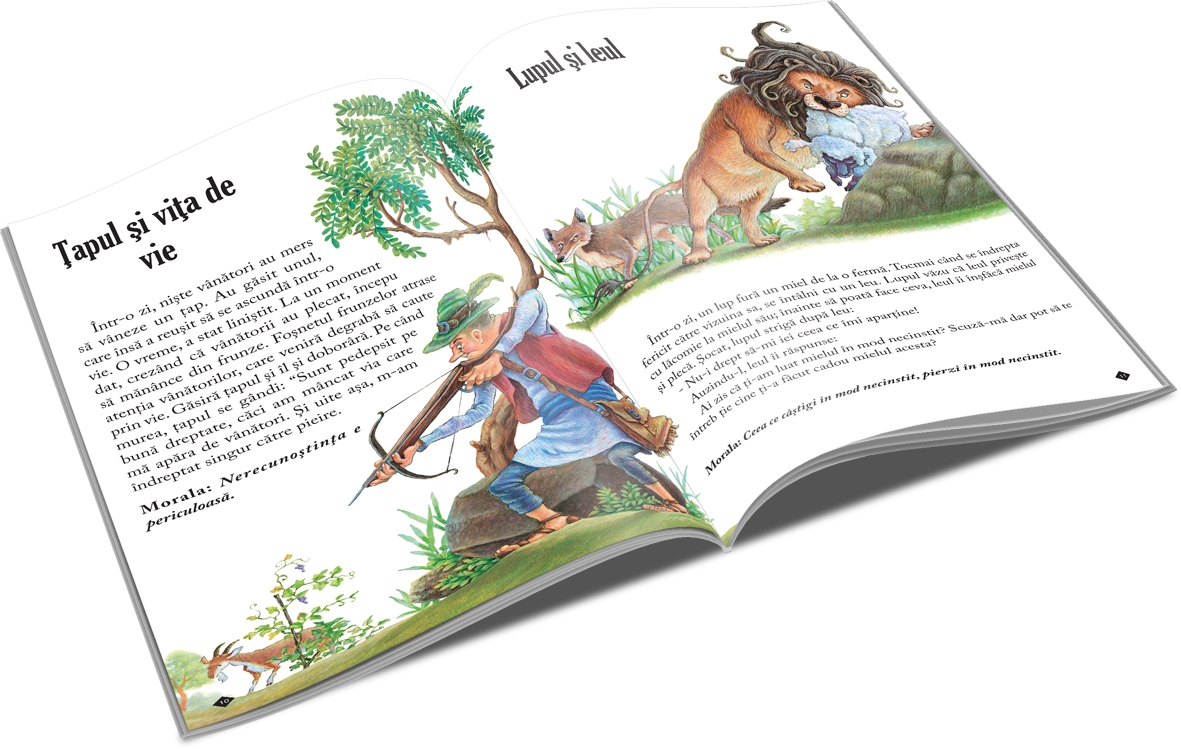 Carte Barza si Vulpea   editura Unicart