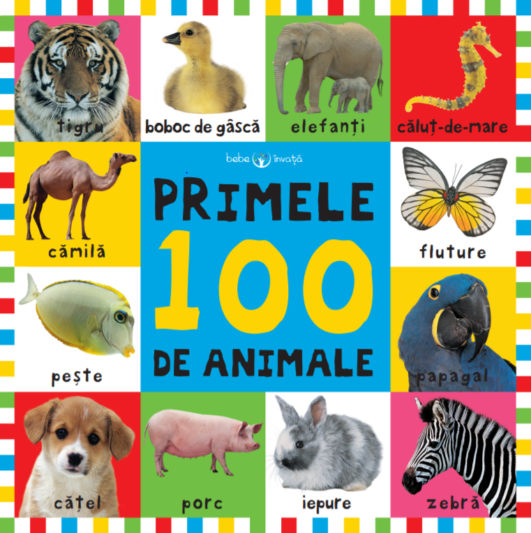 Carte Bebe învață. Primele 100 de animale editura Litera