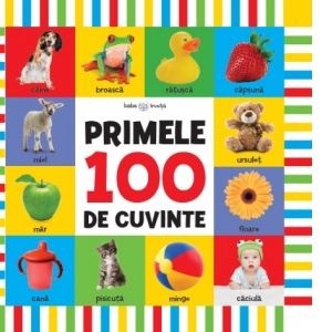 Carte Bebe invata. Primele 100 de cuvinte (format mare)