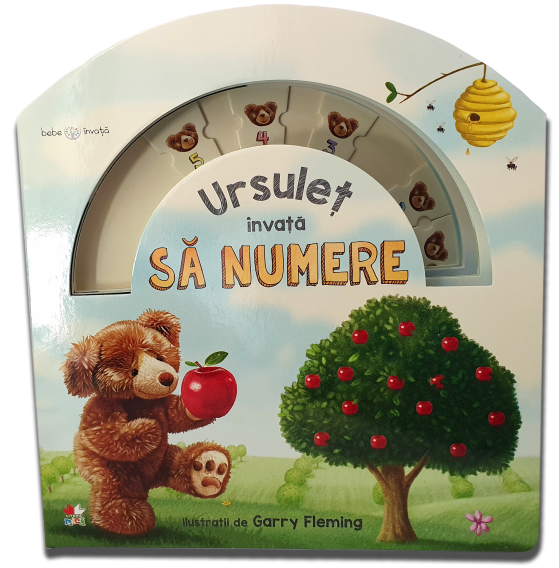 Carte Bebe învață. Ursuleț învață să numere editura Litera