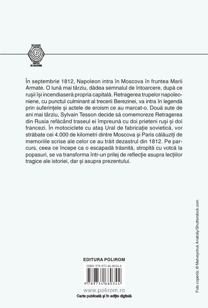 Carte Berezina autor Sylvain Tesson editura Polirom