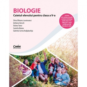 Carte Biologie. Caietul elevului pentru clasa a V-a