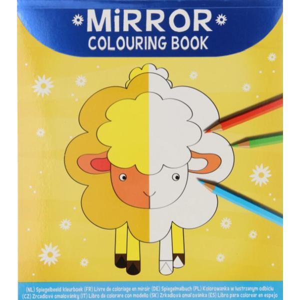 Carte Bloc de colorat in oglinda. Oita