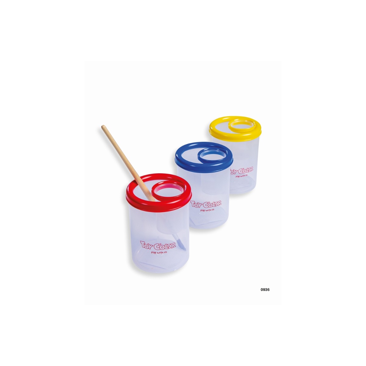 Carte Borcan din plastic Toy Color pentru pensule editura Litera