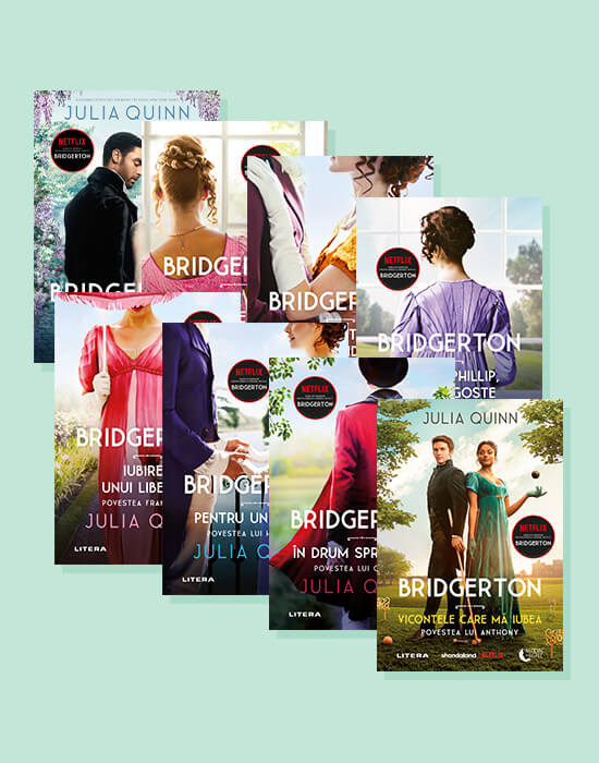 Carte Bridgerton. Pachet 8 volume editura Litera