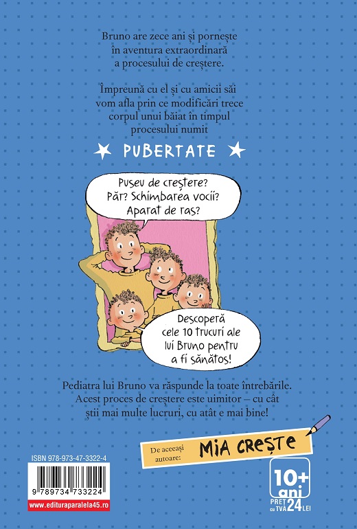 Carte Bruno crește autor Peitx Monica editura Paralela 45