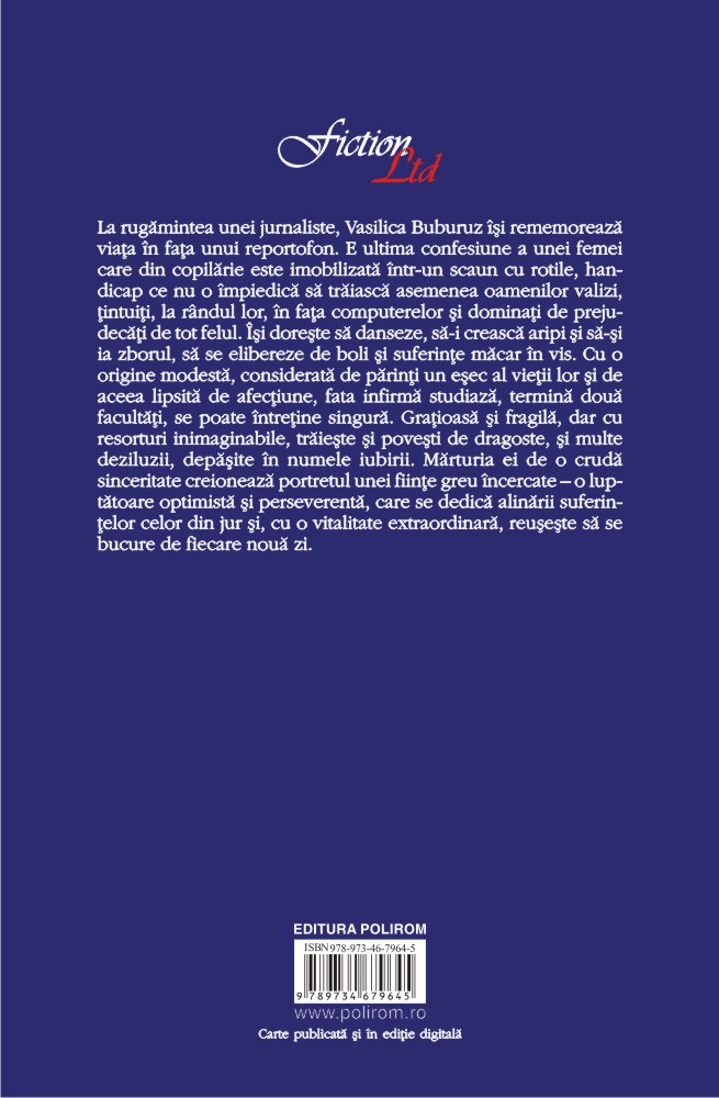 Carte Buburuza autor Liliana Corobca editura Polirom