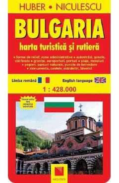 Carte Bulgaria - Harta turistica si rutiera editura -