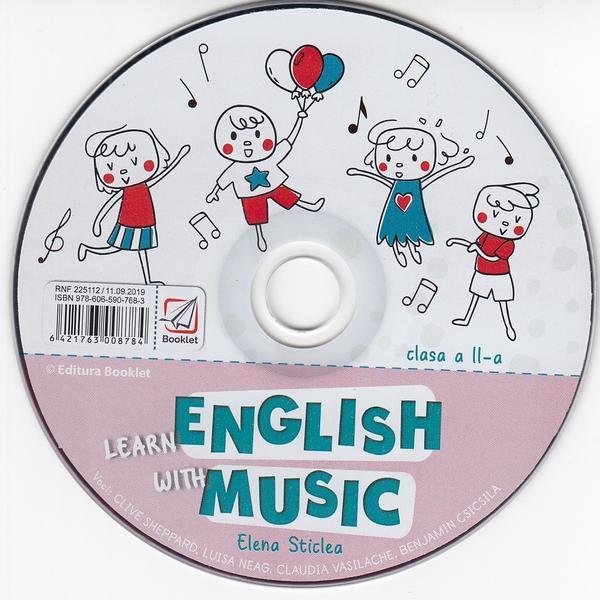 Carte CD Learn English with Music - Clasa 2 - Elena Sticlea
