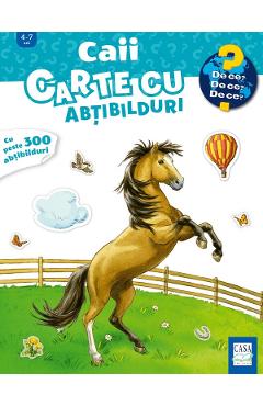 Carte Caii. Carte cu abtibilduri editura -
