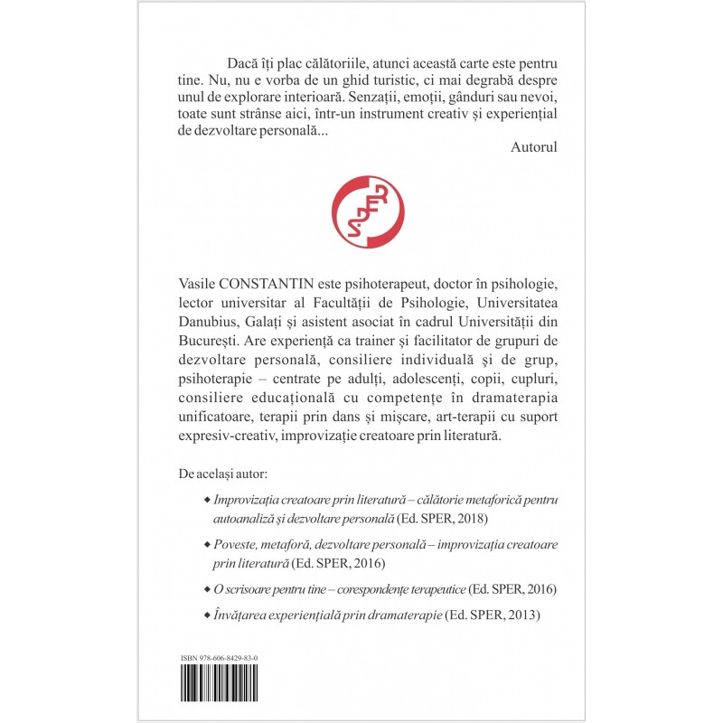 Carte Calatoria autor Vasile Constantin editura Sper