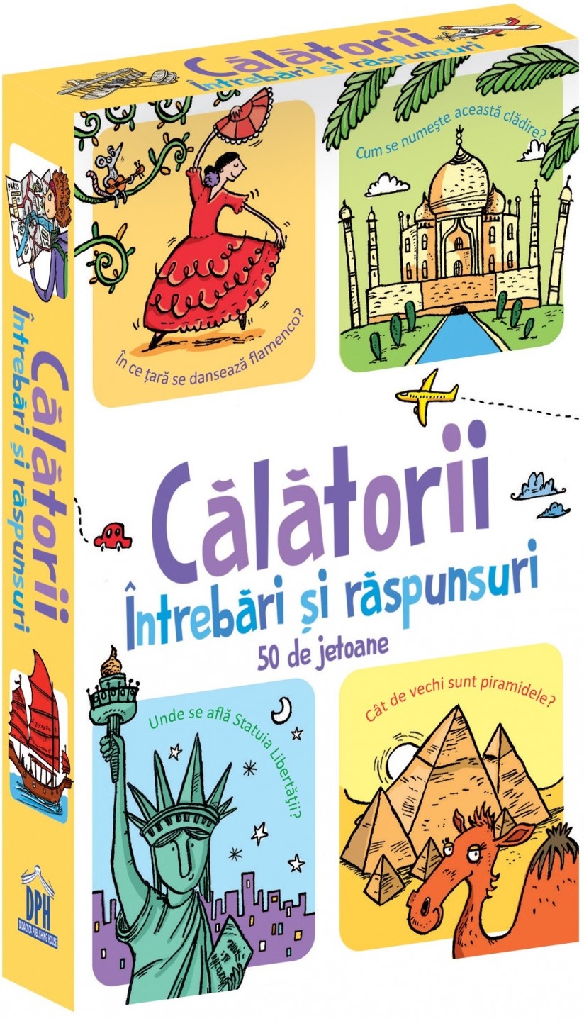 Carte Calatorii. Intrebari si raspunsuri – 50 de jetoane   editura Didactica Publishing House