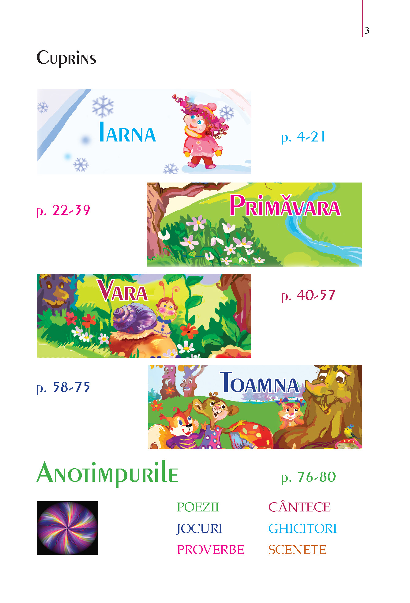 Carte Caleidoscopul anului   editura Epigraf