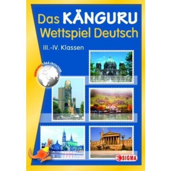 Carte Cangurul Cls 3-4 2014 lb. germana (Das Kanguru Wettspiel Deutsch)
