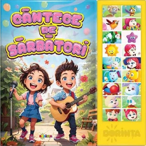 Carte Cantece de sarbatori. Carte cu sunete