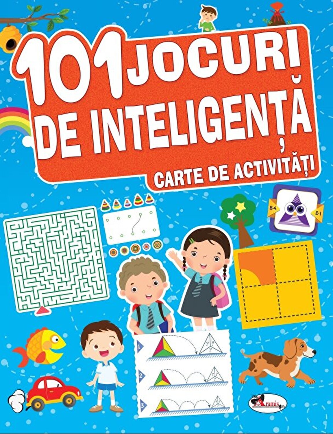 Carte Carte de activitati - 101 jocuri de inteligenta   editura Aramis