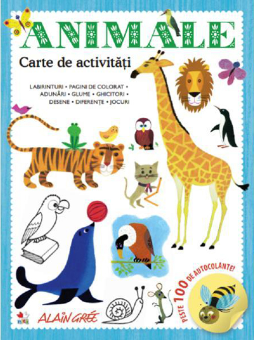 Carte Carte de activitati - Animale autor Alain Gree editura Litera