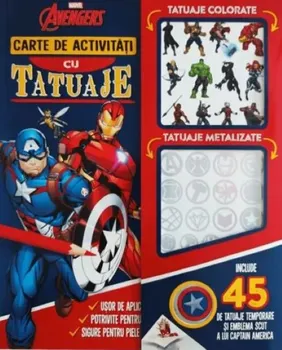 Carte Carte de activitati cu tatuaje/*** editura Litera