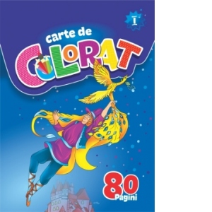 Carte Carte de colorat cu 80 de pagini. Volumul I (pentru baieti)