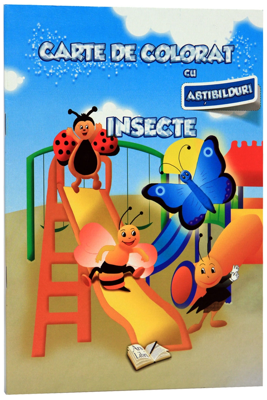 Carte Carte de colorat cu abtibilduri - Insecte   editura Ars Libri