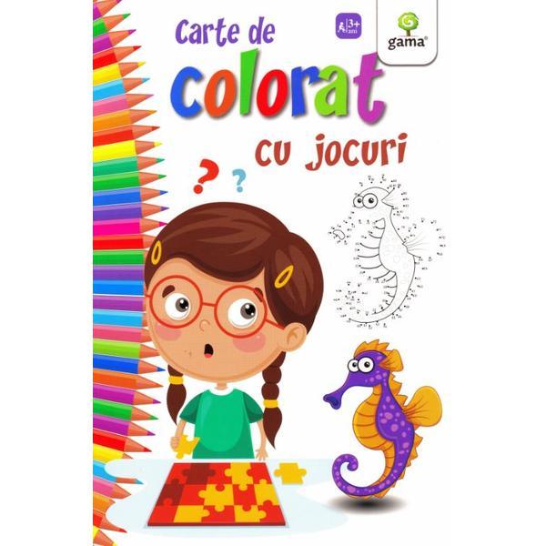 Carte Carte de colorat cu jocuri