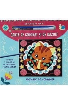 Carte Carte de colorat si de razuit. Animale de companie editura -