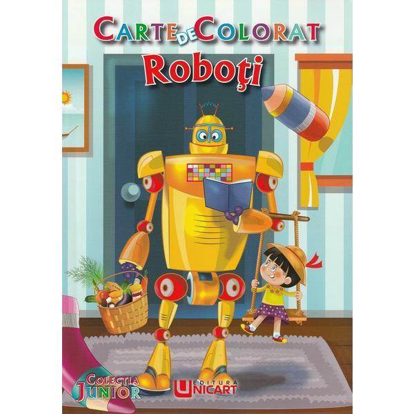 Carte Carte de colorat.Roboti