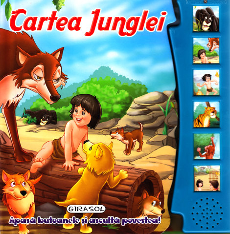 Carte Cartea Junglei. Citeste si asculta editura Girasol