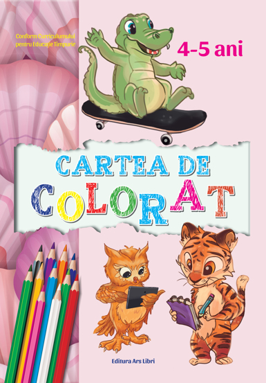 Carte Cartea de colorat 4-5 ani editura Ars Libri