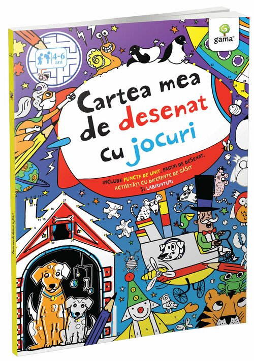 Carte Cartea mea de desenat cu jocuri editura Gama